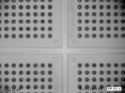 TEG晶圓熱處理后的殘渣評估。180°C1小時