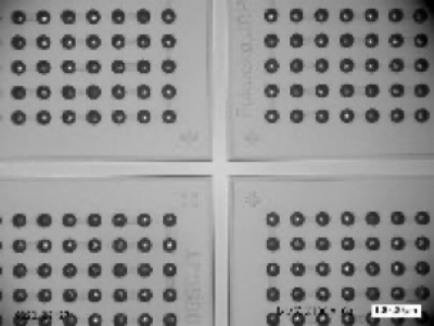 TEG晶圓熱處理后的殘渣評估。220°C1小時